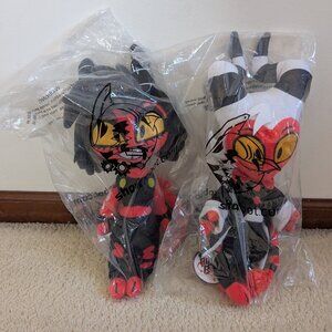 Helluva Boss Millie and Moxxie Premium Plush Bundle Brand New!